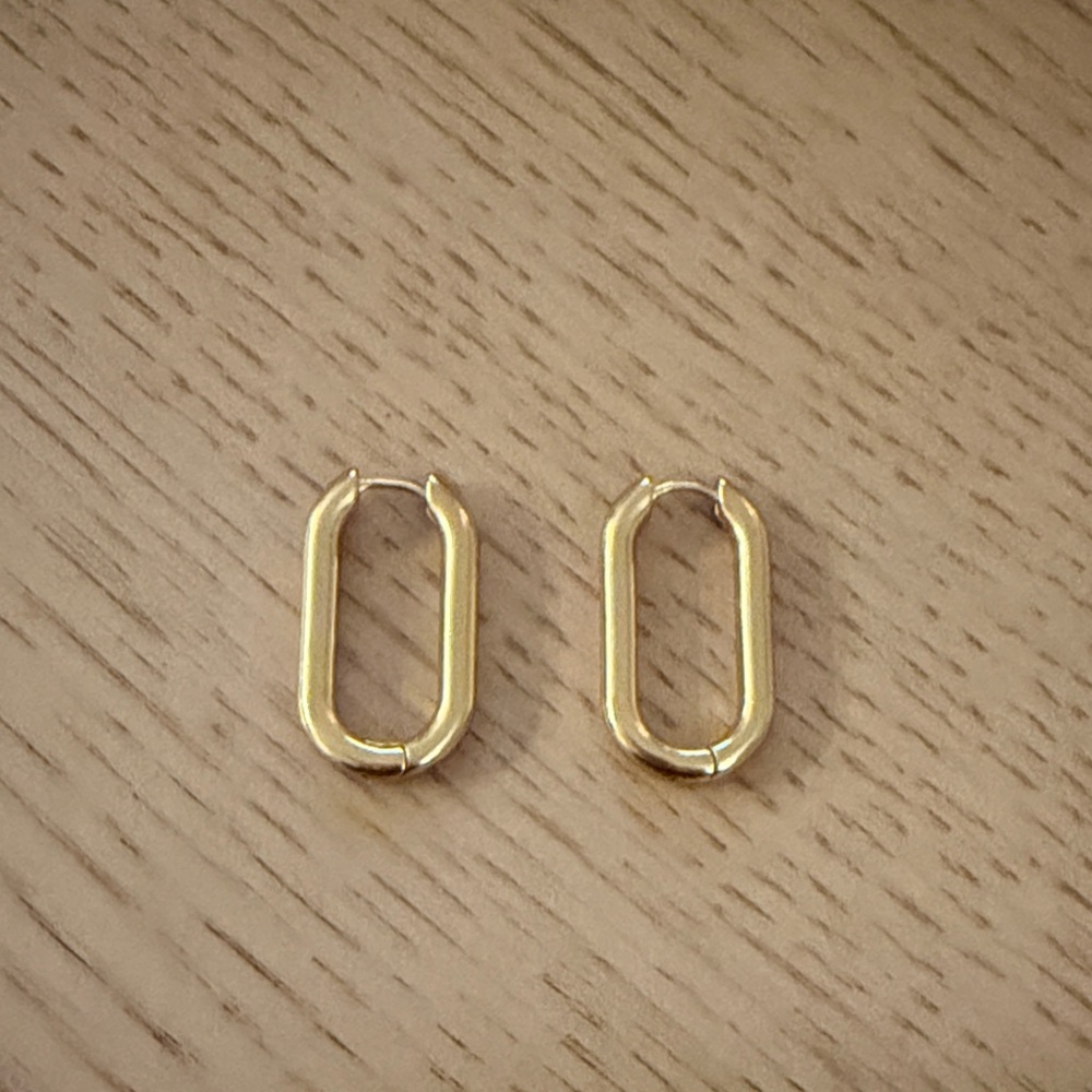 Madewell Gold Hoop Earrings